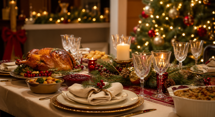 decoração ceia de Natal