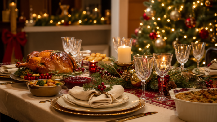 decoração ceia de Natal